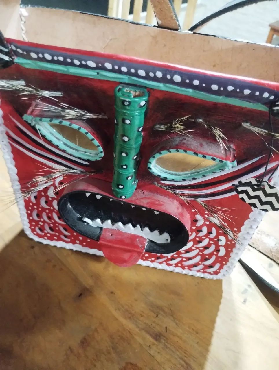 Bolsa artesanal de couro  - Foto 2