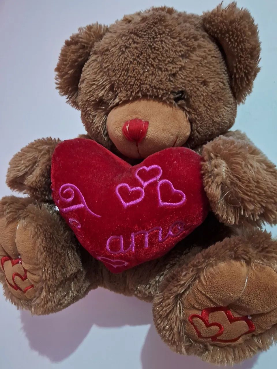 Urso com frase te amo - Foto 2