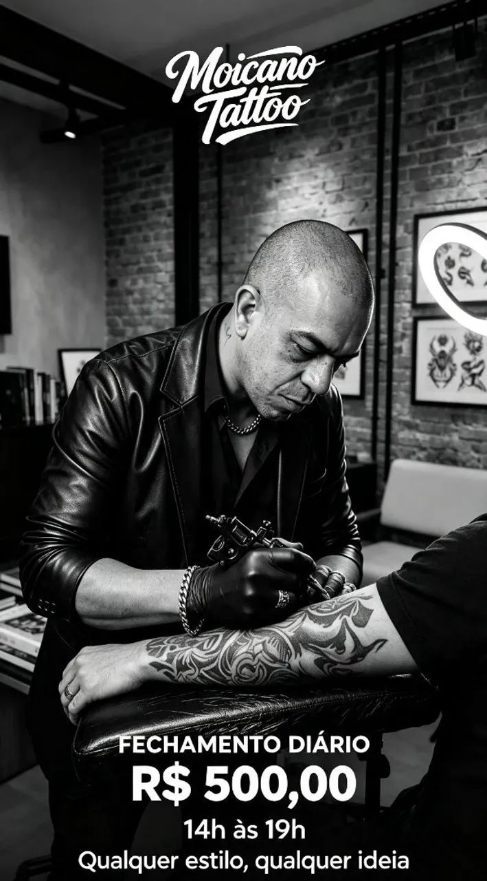 Passe o dia tatuando 