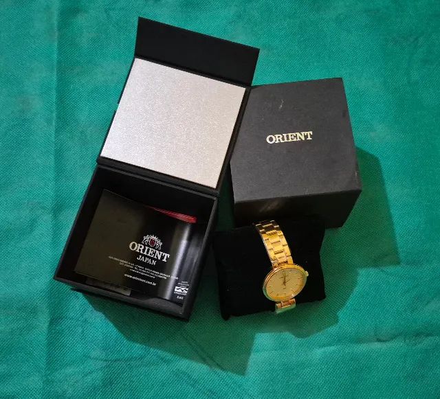 Relógio Orient Dourado - Foto 2