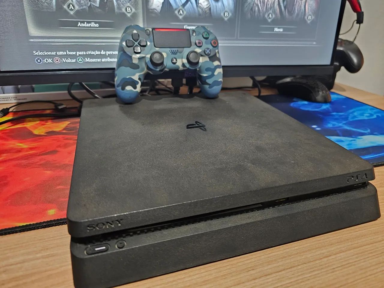 PS4 500GB 1 CONTROLE E 1 JOGO - Foto 5