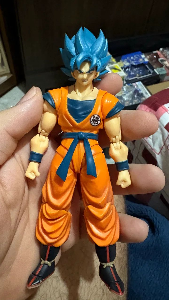 Goku blue sh figuarts bandai  - Foto 3