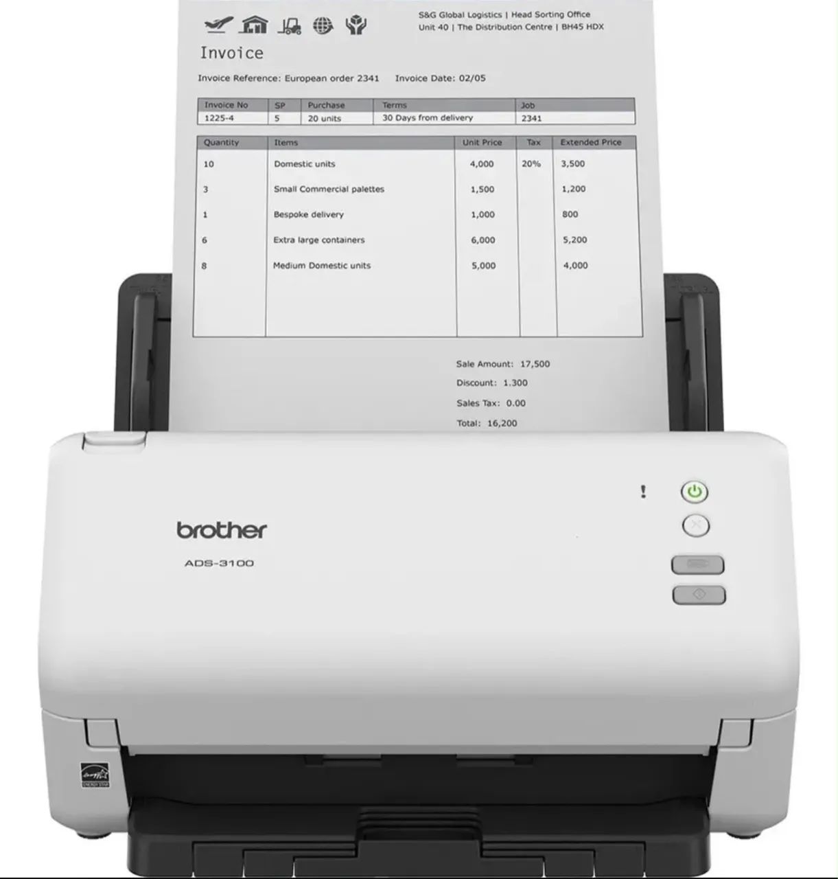 Scanner Brother Ads-3100 Cor Branco - Foto 4