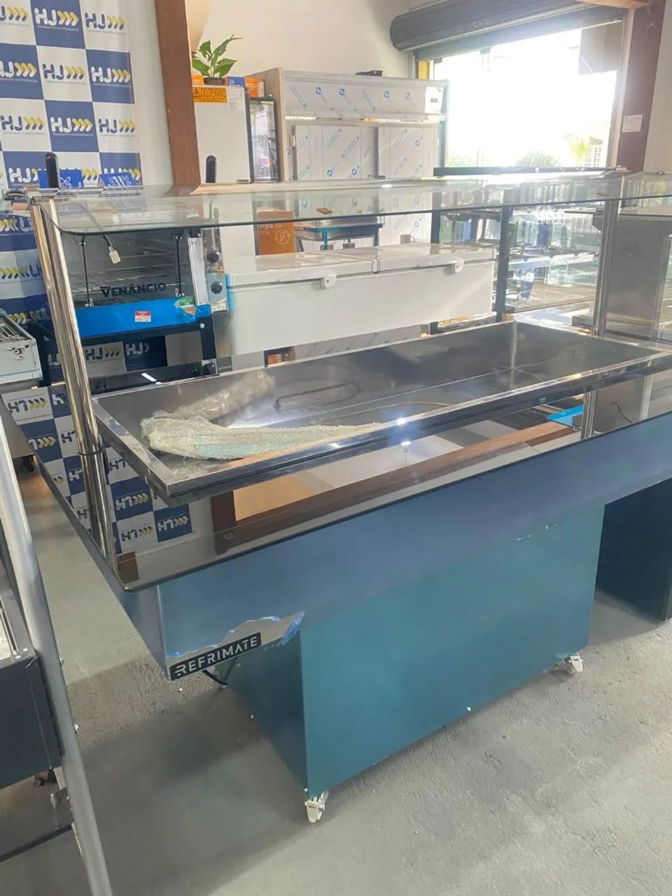 NZ. Buffet AQUECIDO 8 cubas Refrimate 