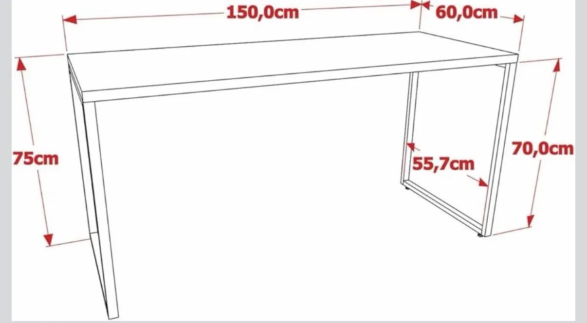 Escrivaninha 1,50m - Foto 2