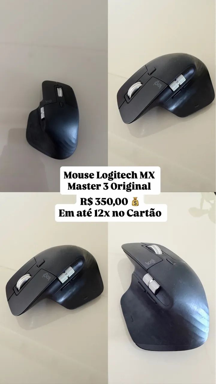 Mouse Logitech MX Master 3 - Produto Original 