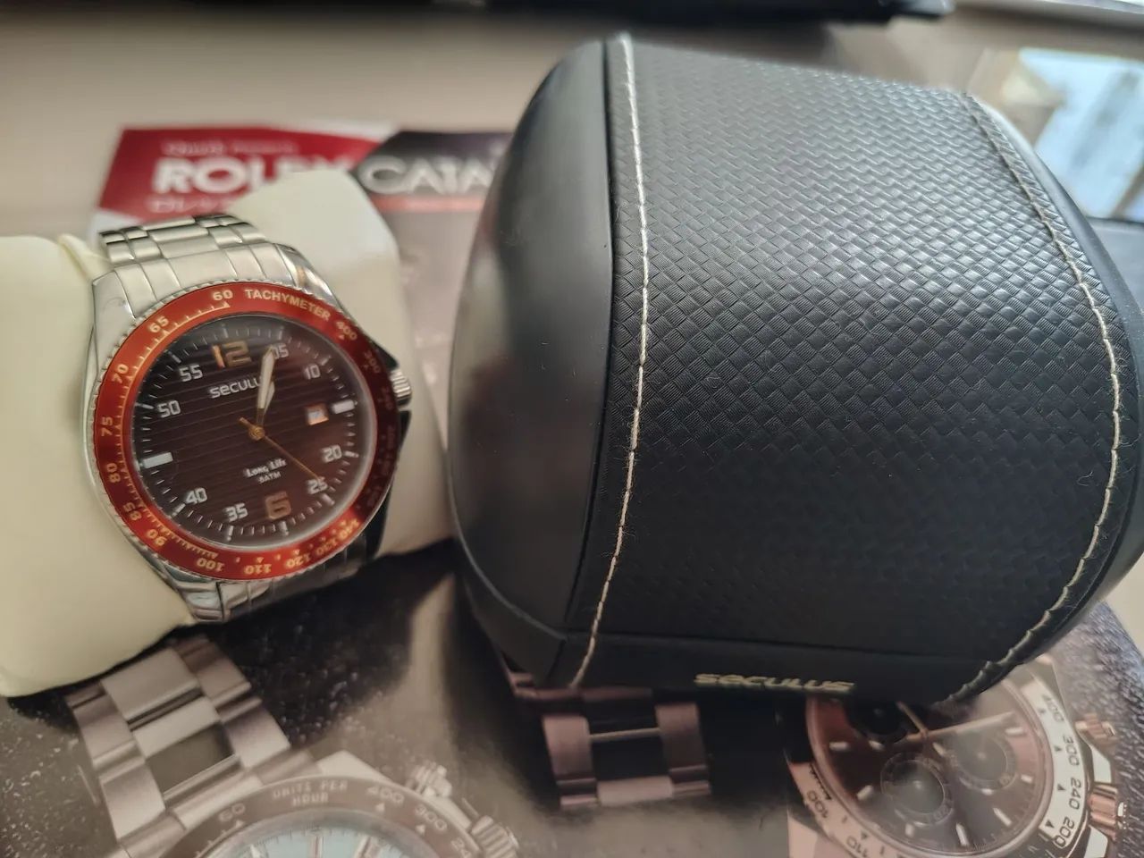 Relógio Seculus Long Life - NOVO - Foto 3