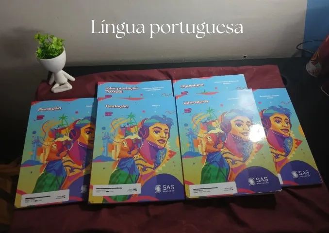 KIT 16 Livros Didáticos 2025(SAS & Cambridge - 1 ano Ensino Médio) - Foto 2