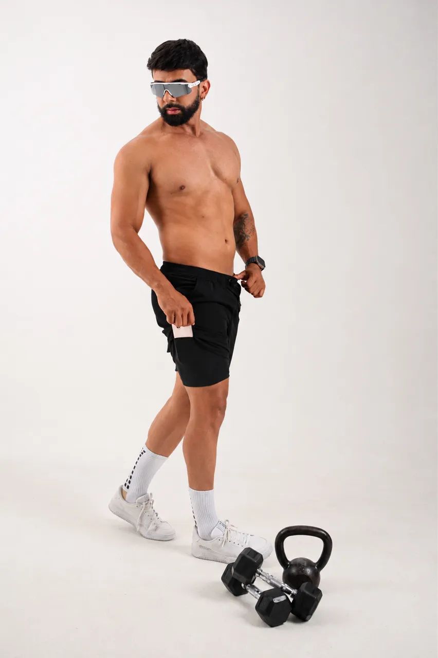 Short duplo masculino  - Foto 2
