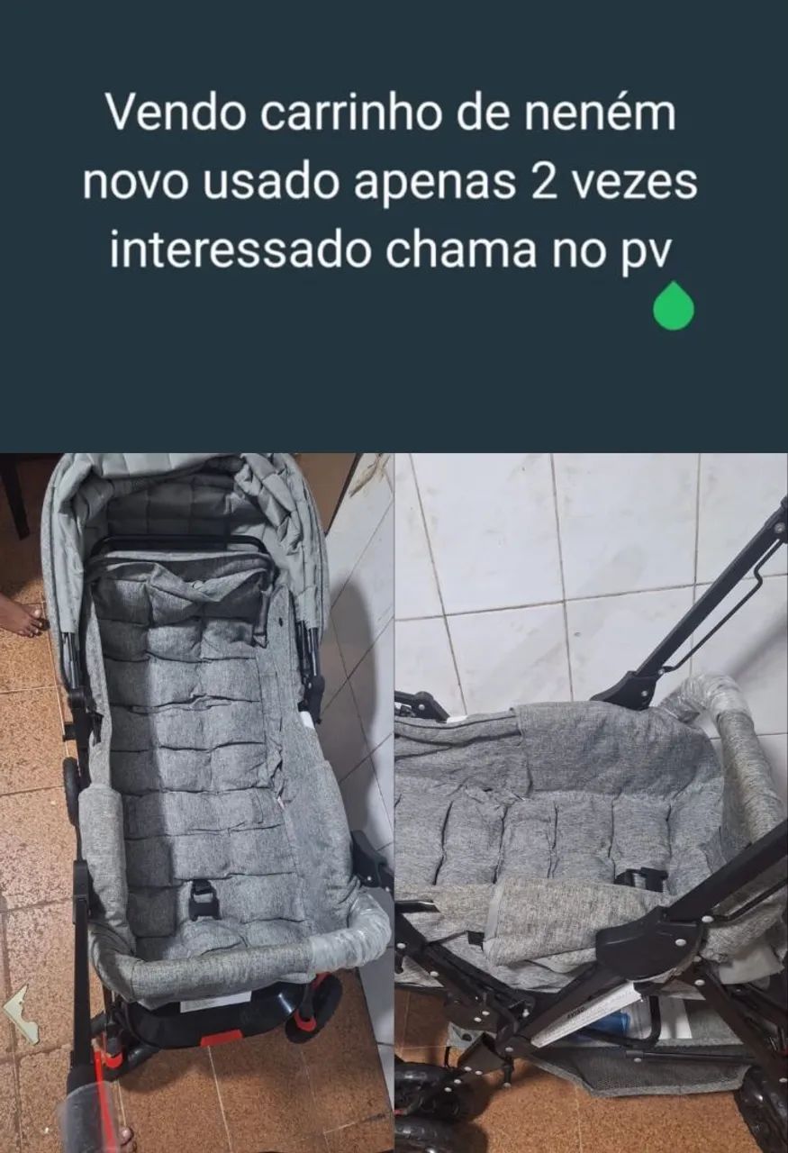 Carrinho de bebê novo