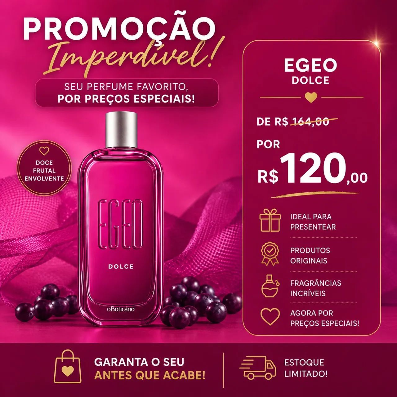 Perfume Egeo feminino 