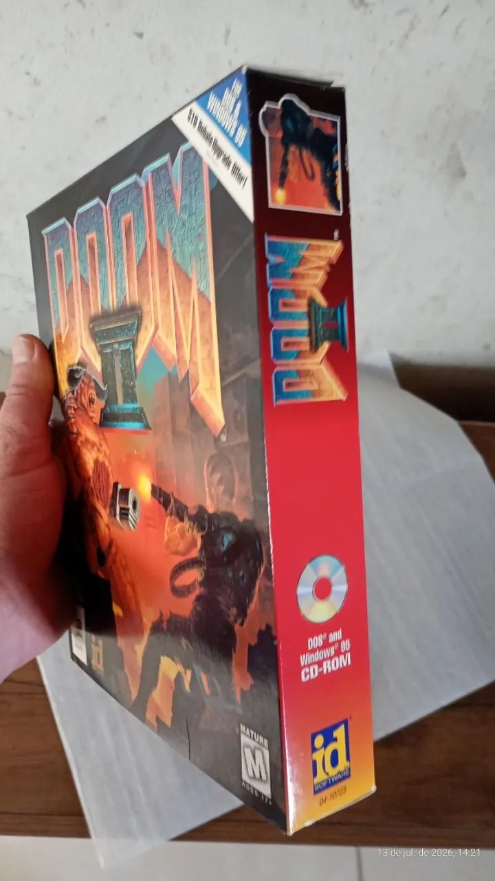 Doom 2 Pc Big Box Cd + Encartes e Manual (NOVO NUNCA USADO