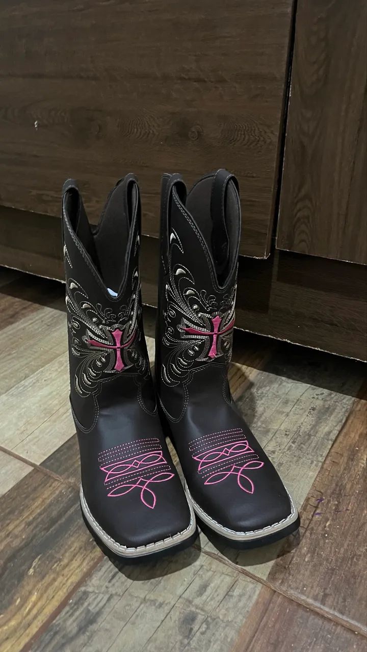 Bota texana feminina - Foto 5