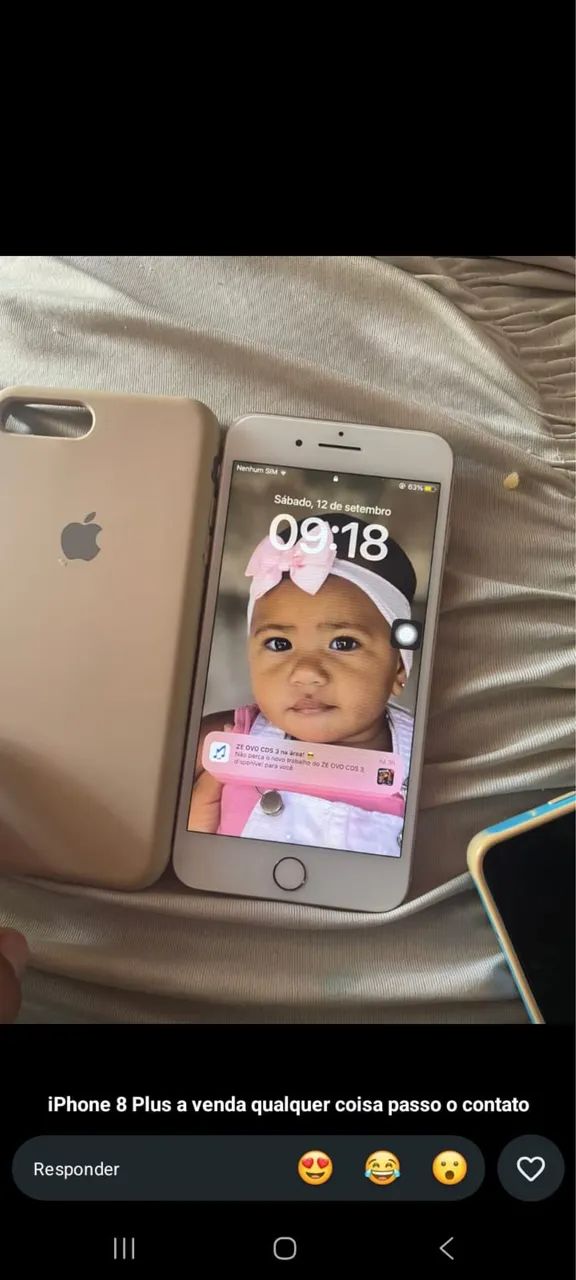 Vende-se e troco iPhone 8 Plus funcionando tudo perfeitamente ? - Foto 2
