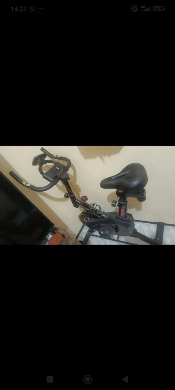 Tv 65 polegas + bike ergométrica. - Foto 2