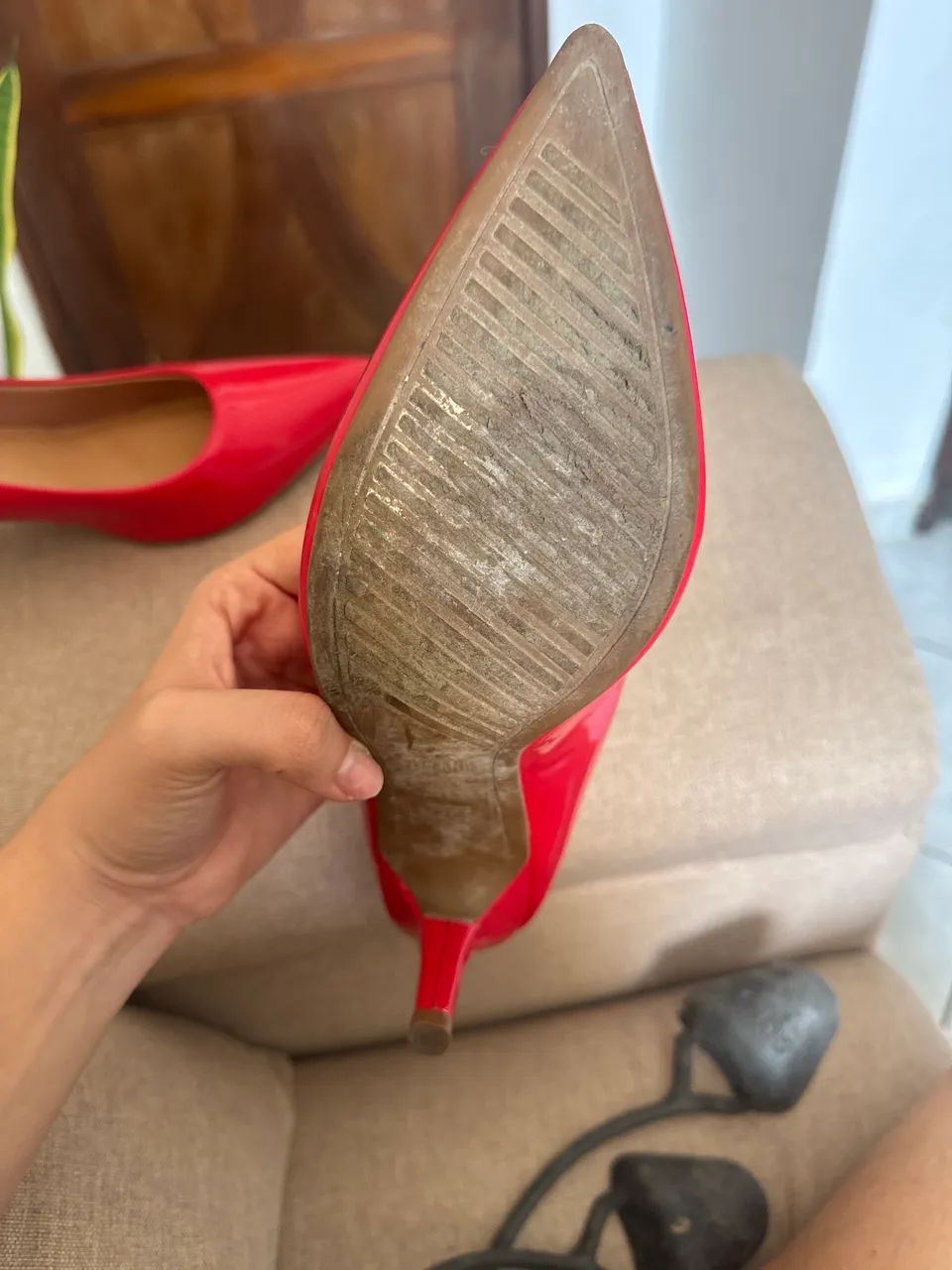 Scarpin 39 vizano pouco usado  - Foto 3