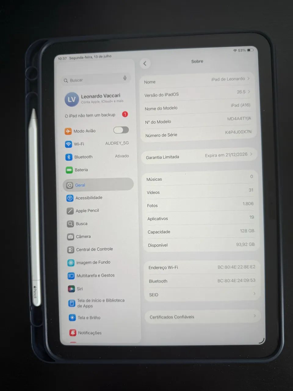 iPad 11 (A16) + Apple Pencil  - Foto 2