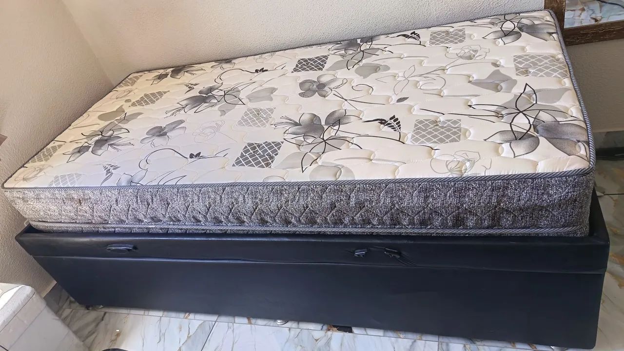 Cama baú + Colchão Solteiro - Foto 2