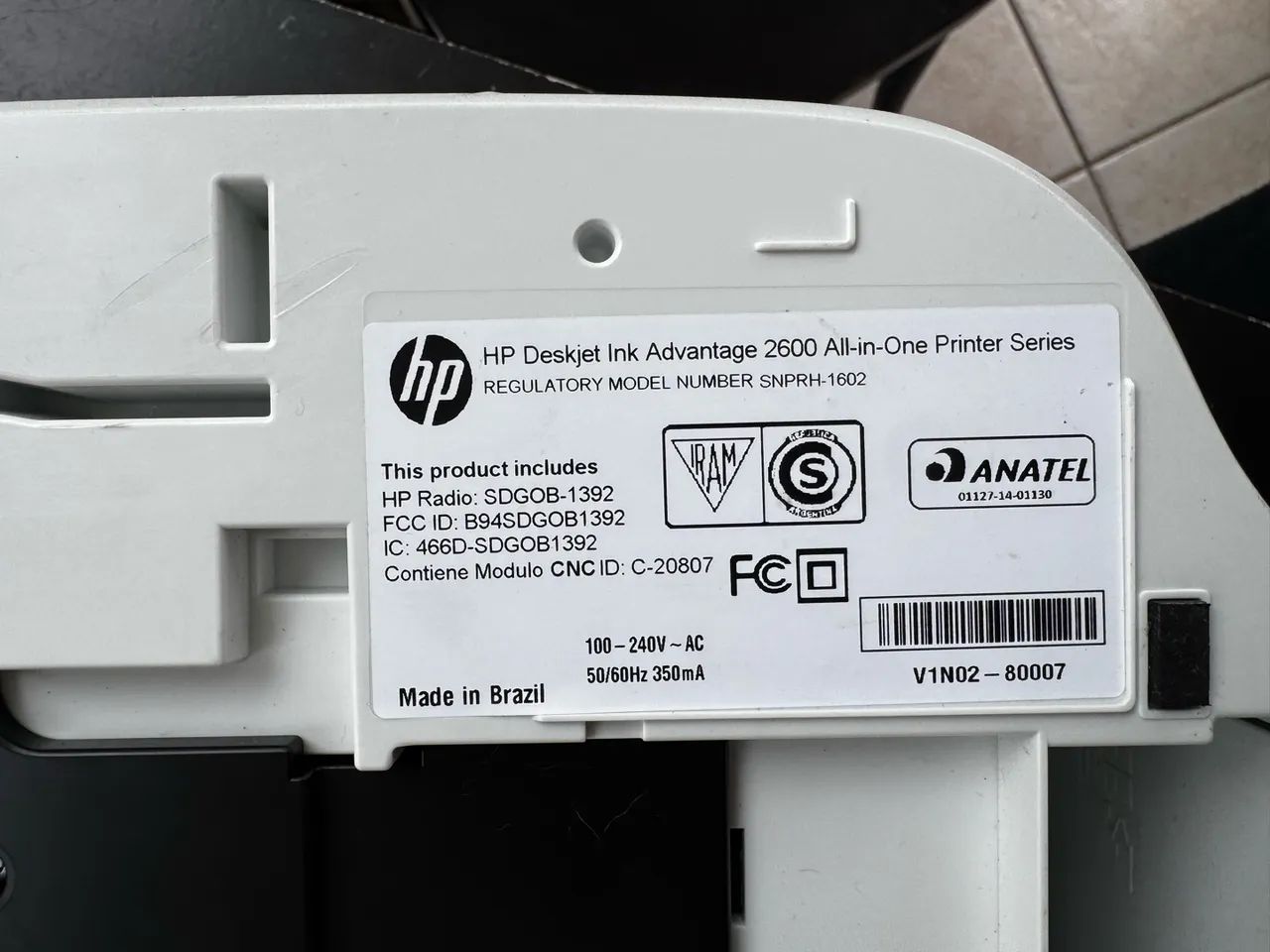 Impressora HP deskjet ink advantage 2600 - Foto 4