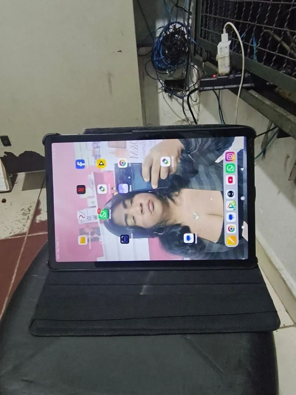Tablet Redimi PAD SE ou troco celular ou not - Foto 4