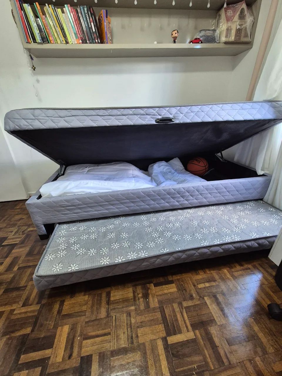 Cama box com baú + cama auxiliar - Foto 3