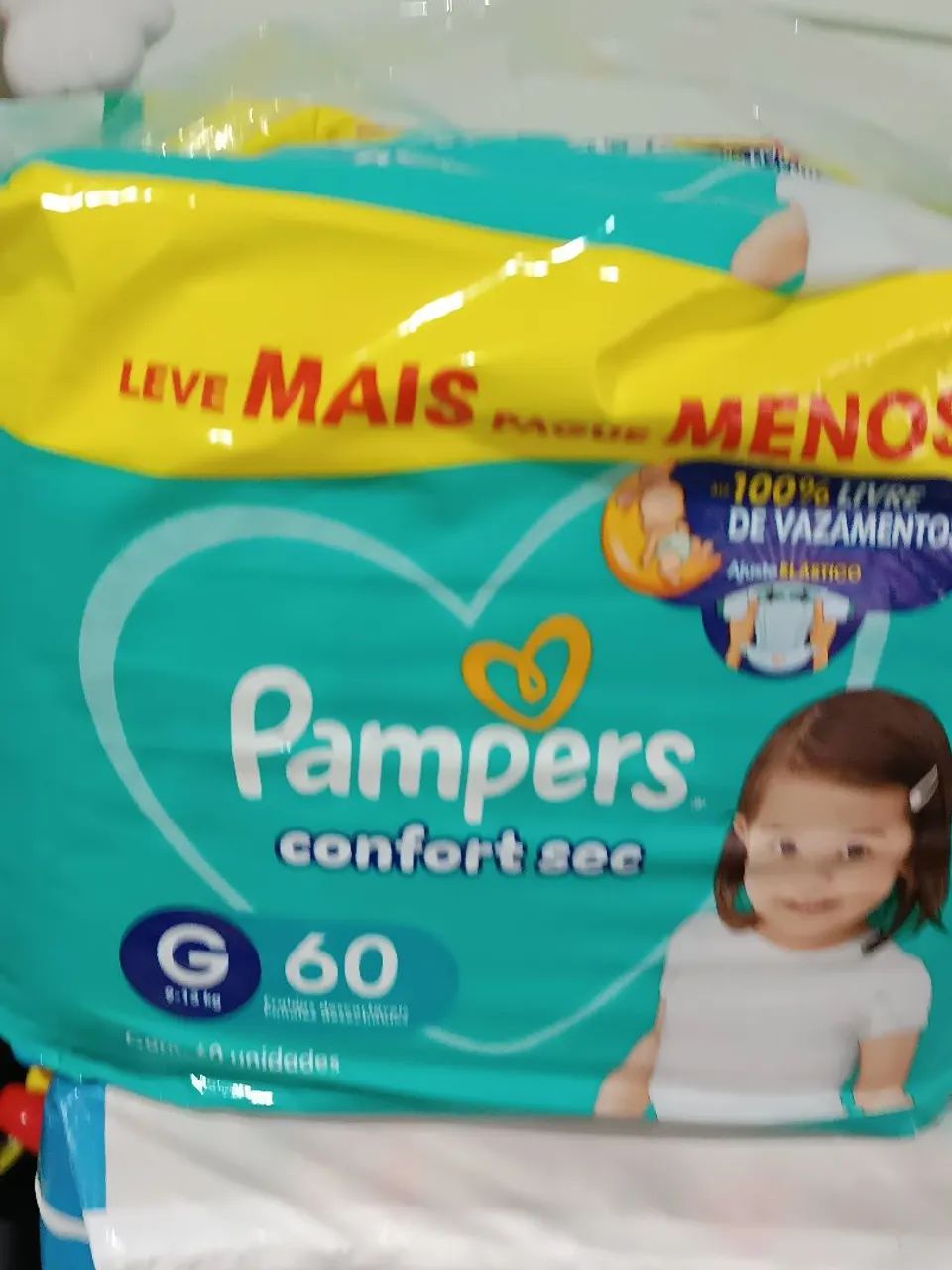 Fralda Pampers M e G - Foto 2