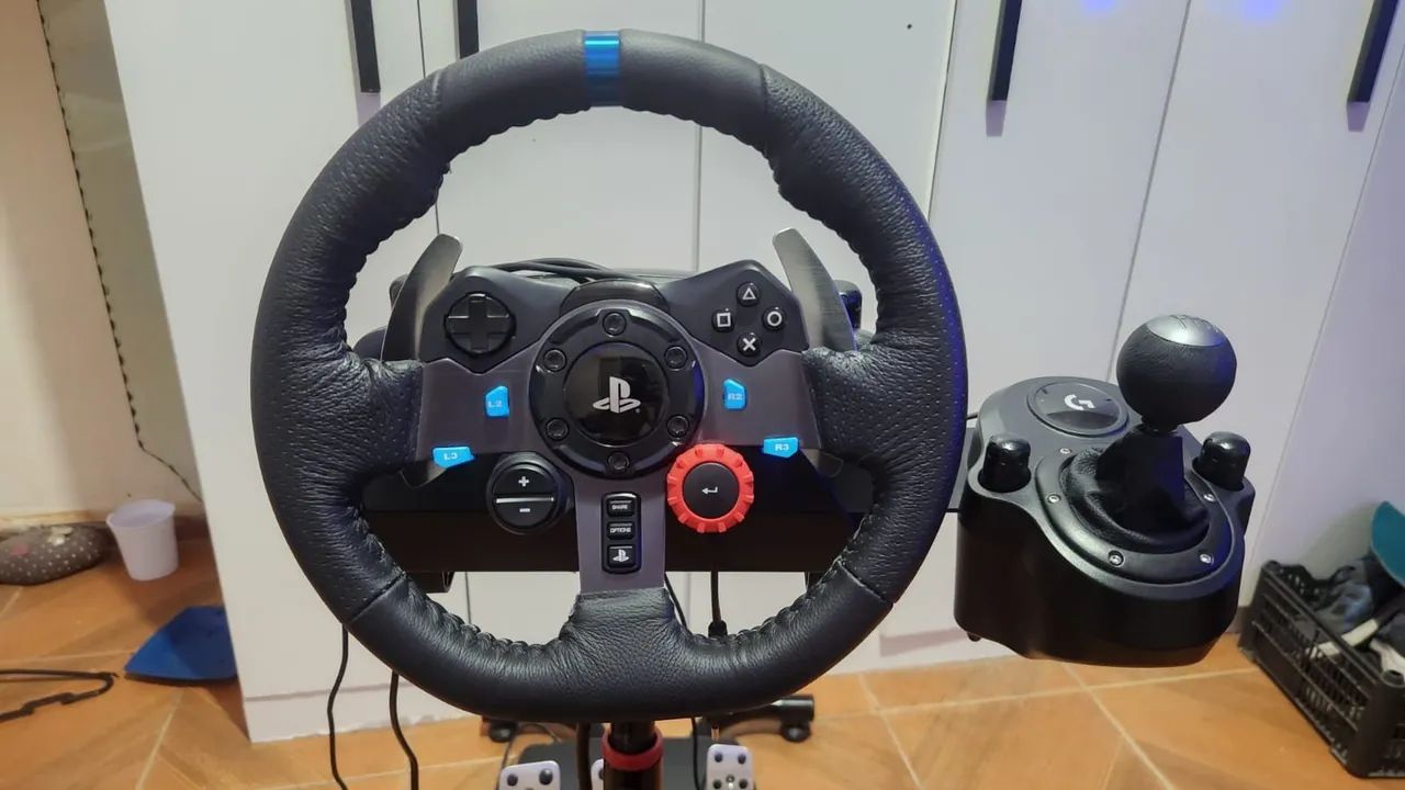 Volante G29 completo com mod - Foto 2