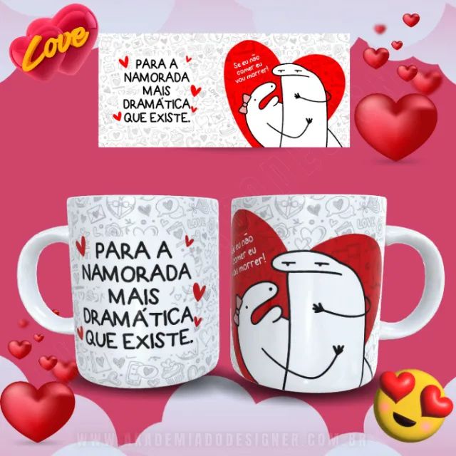 Caneca Personalizada Dia Dos Namorados Flork - Foto 3
