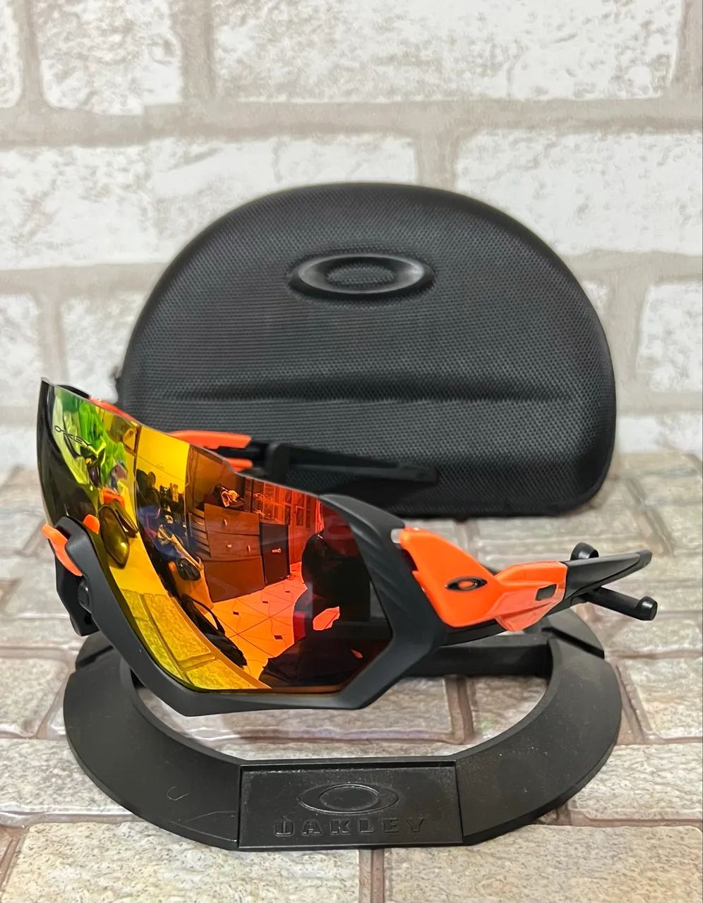 Óculos Oakley Flight Jacket Com 3 lentes  - Foto 3