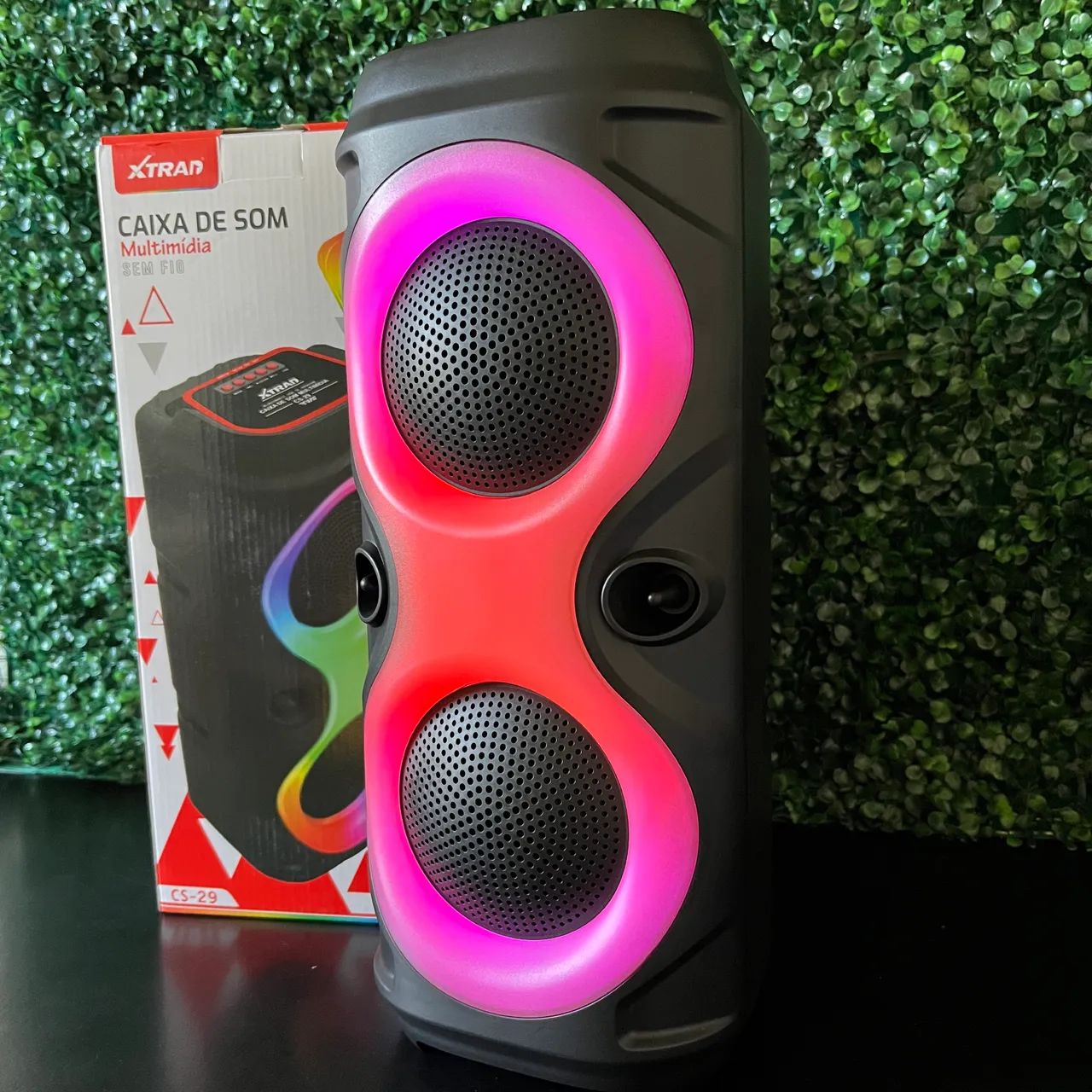 Caixa de Som Bluetooth RGB Grande Portátil com Entrega Rápida! - Foto 5