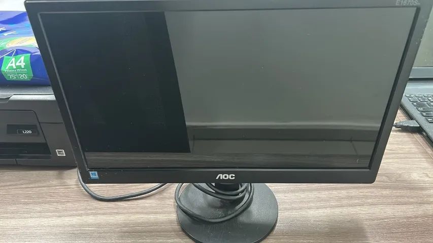 MONITOR AOC E1670S 15.6" PRETO