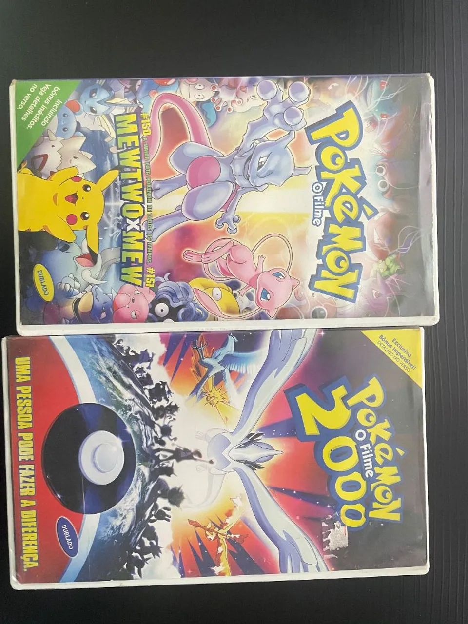 Lote 2 Fitas VHS  Pokémon Usadas Originais  - Foto 3