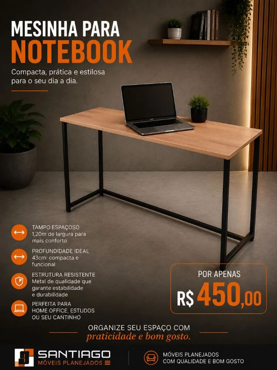 Mesinha para notebook 