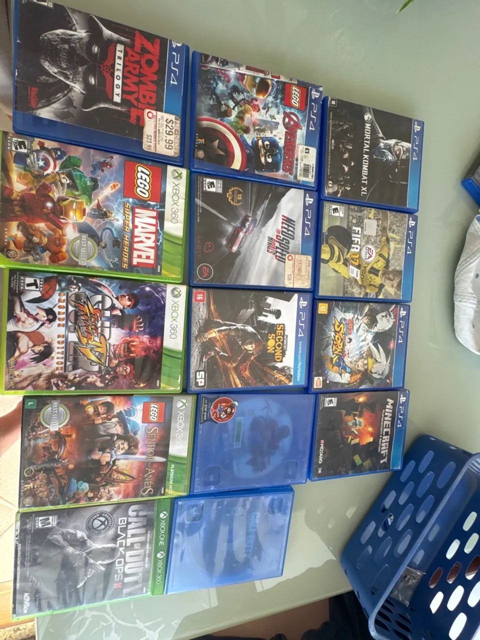 Jogos de ps4 e Xbox 360