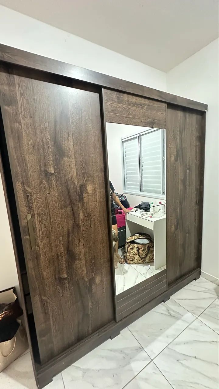 Guarda roupa casal 3 portas  - Foto 5