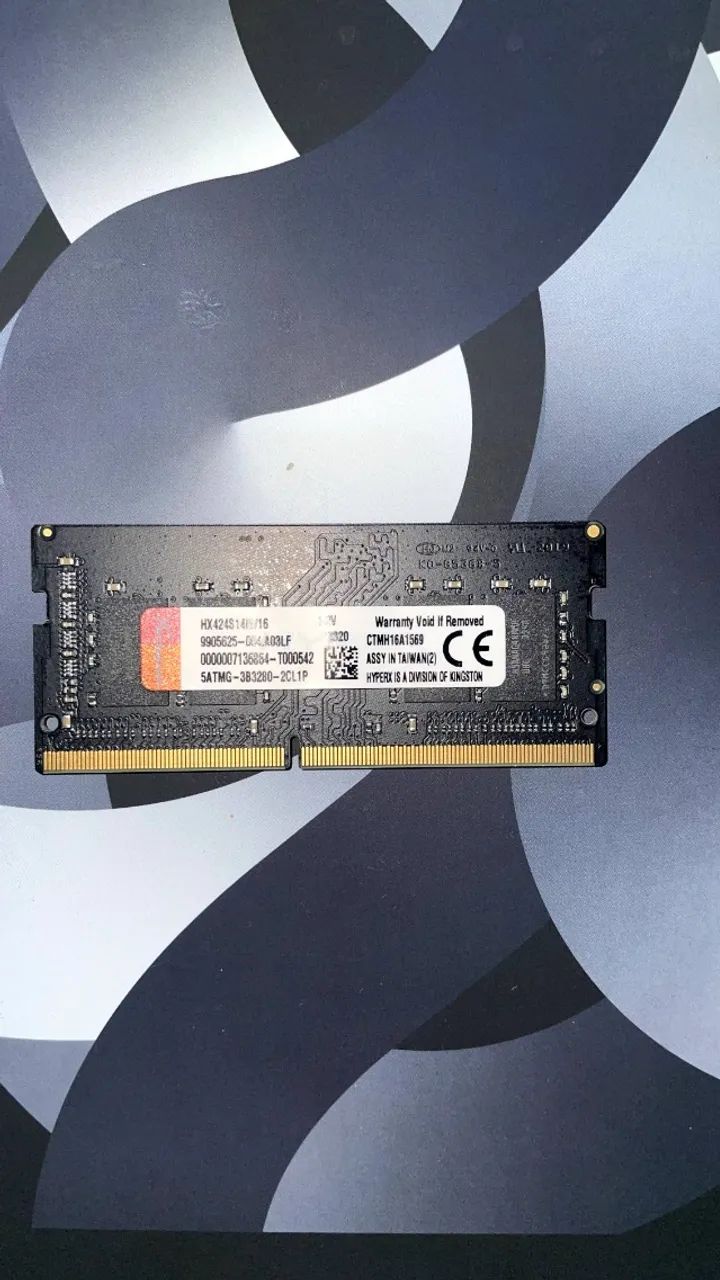 Memória RAM 16GB DDR4 Notebook - HyperX Impact 2400MHz - Memória