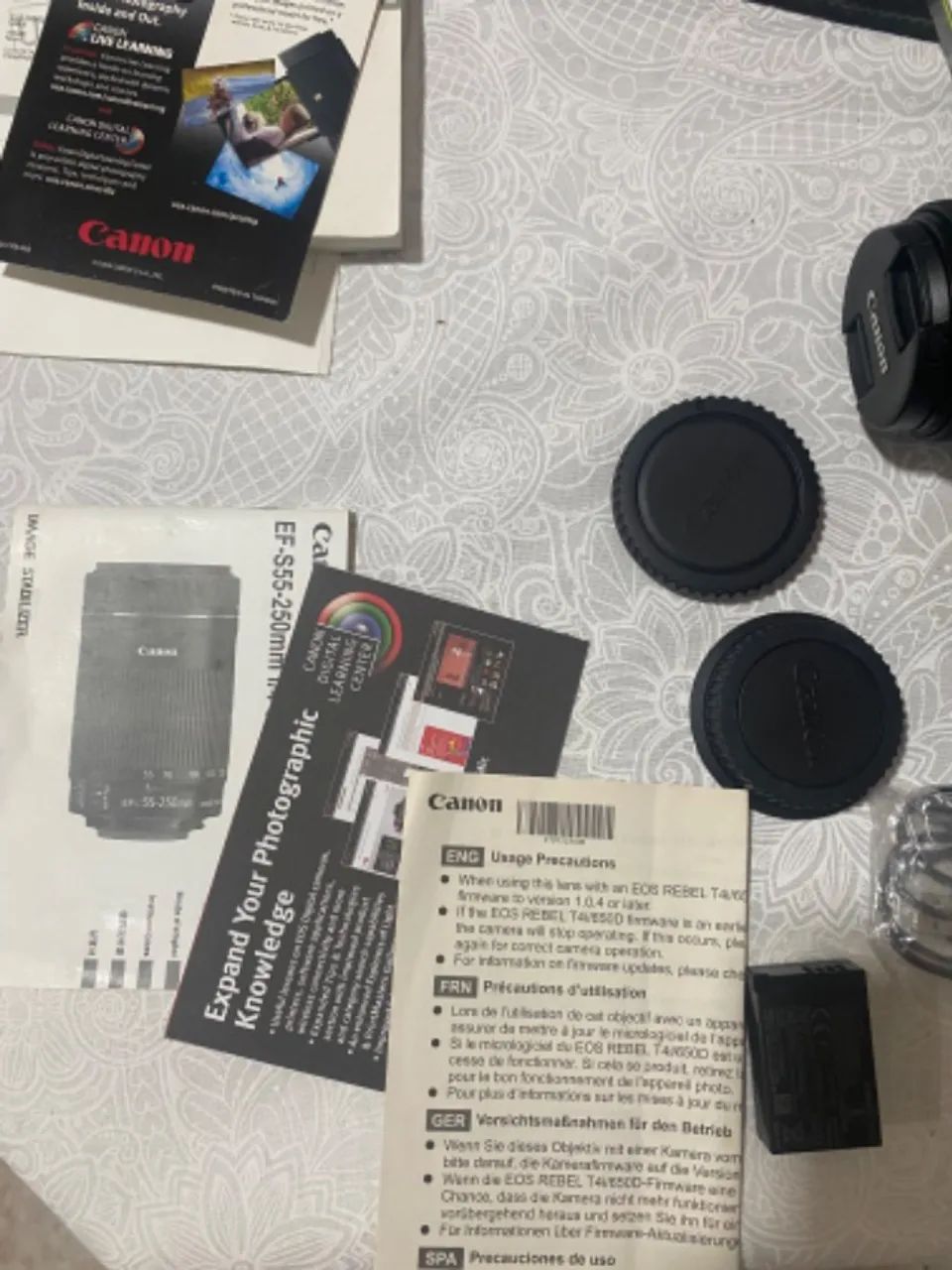 Canon T6i + 18-55 + 55-250 + Bolsa - Kit Completo - Foto 5