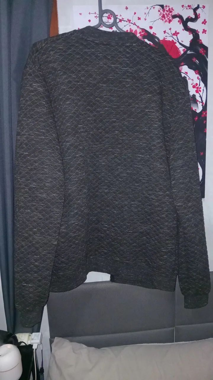 Jaqueta Masculina Preta - Estilosa e Conservada - Foto 3
