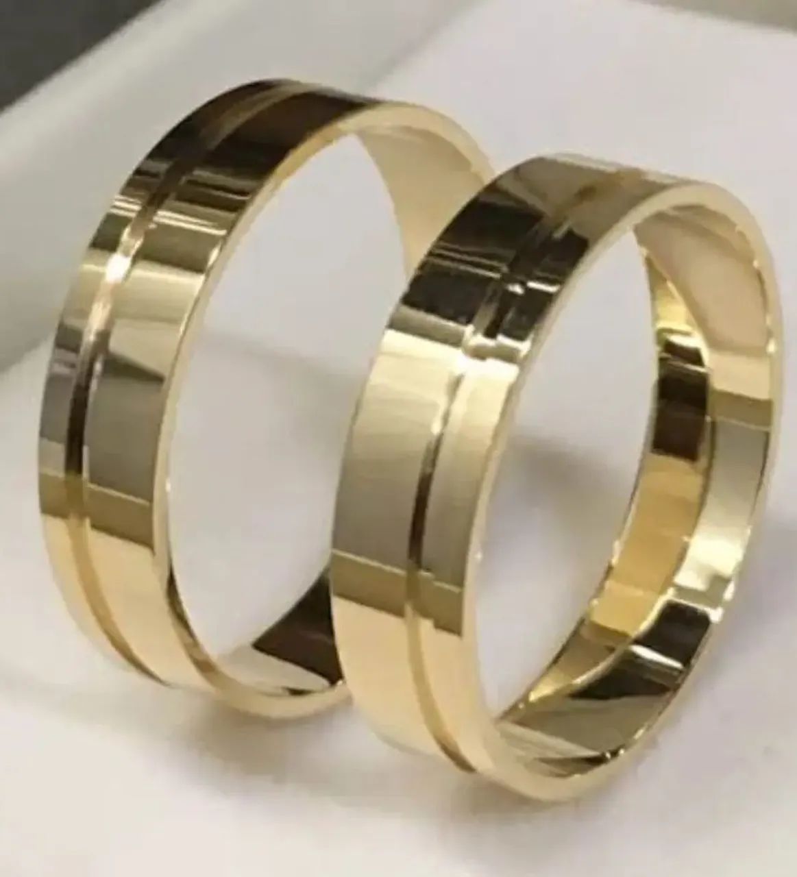 Aliança de Ouro 18k - Foto 4