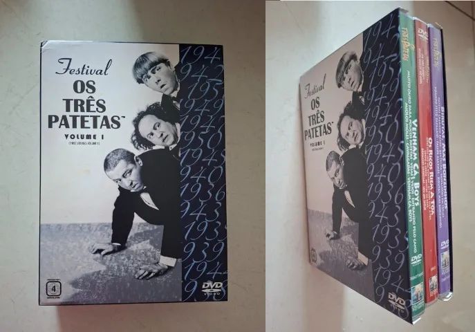 DVD Os Três Patetas