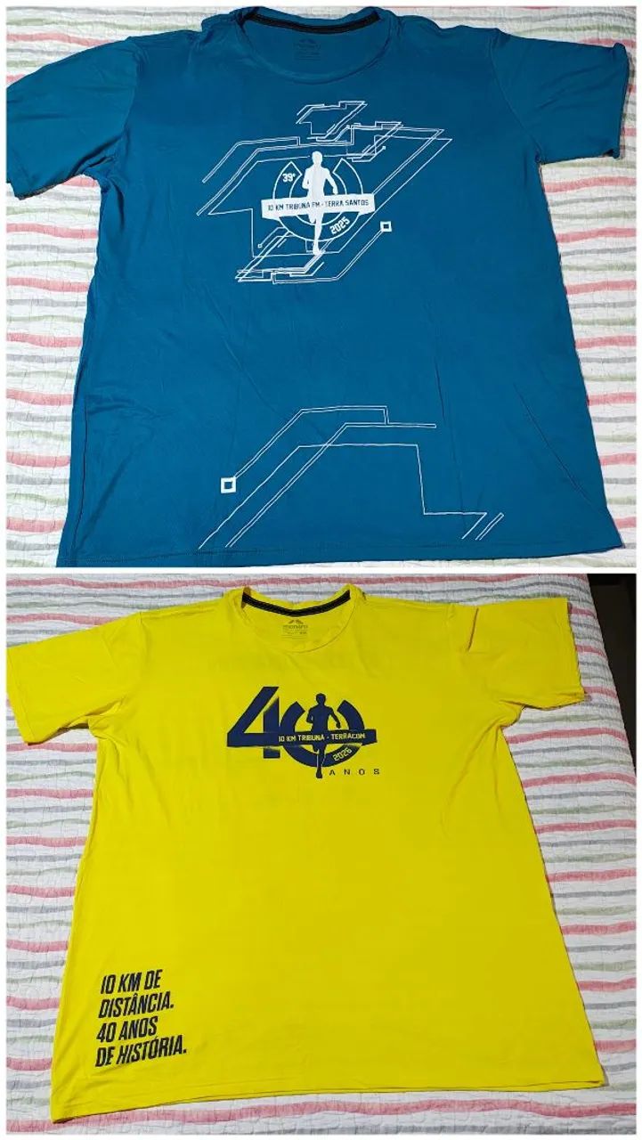 4 camisas corrida TRIBUNA de Santos - Foto 3