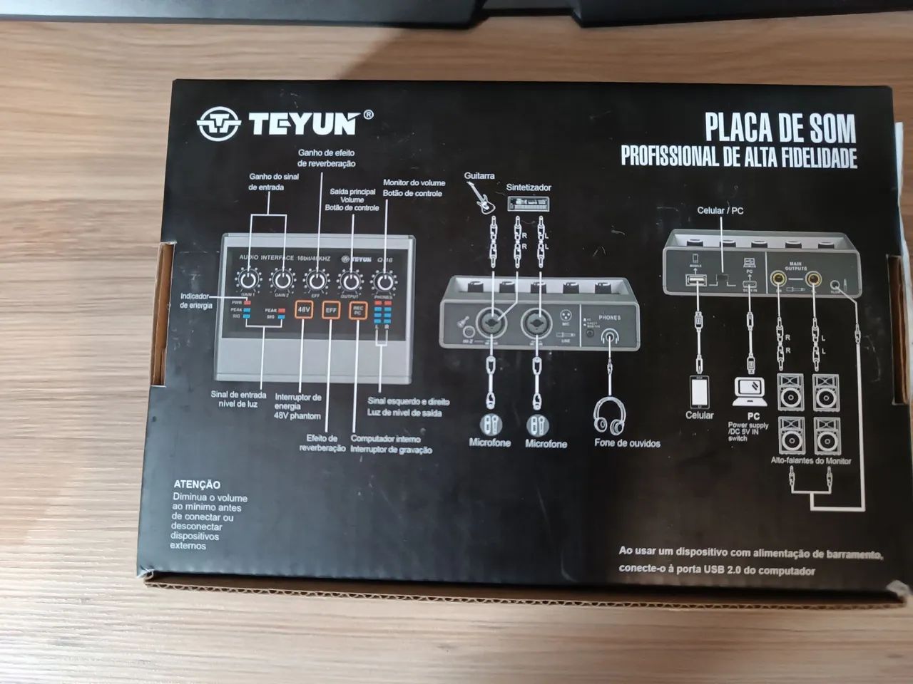 INTERFACE DE ÁUDIO TEYUN Q-16  - Foto 2