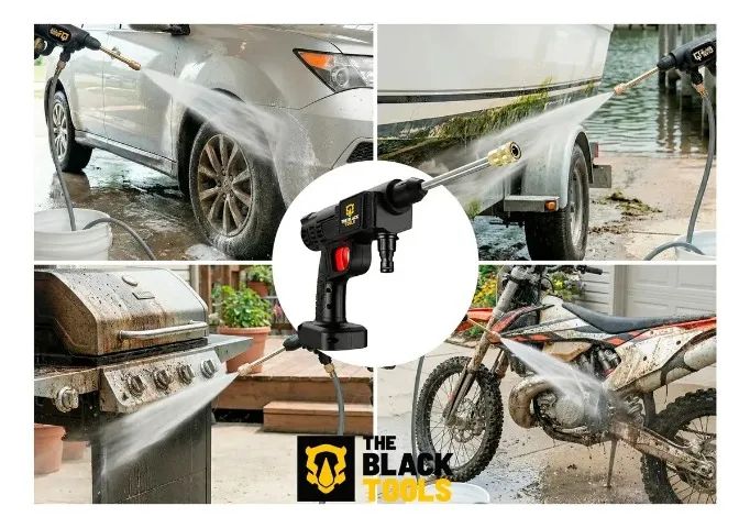 Lavadora Lava Jato Portátil Pressão 600w Bivolt + Maleta