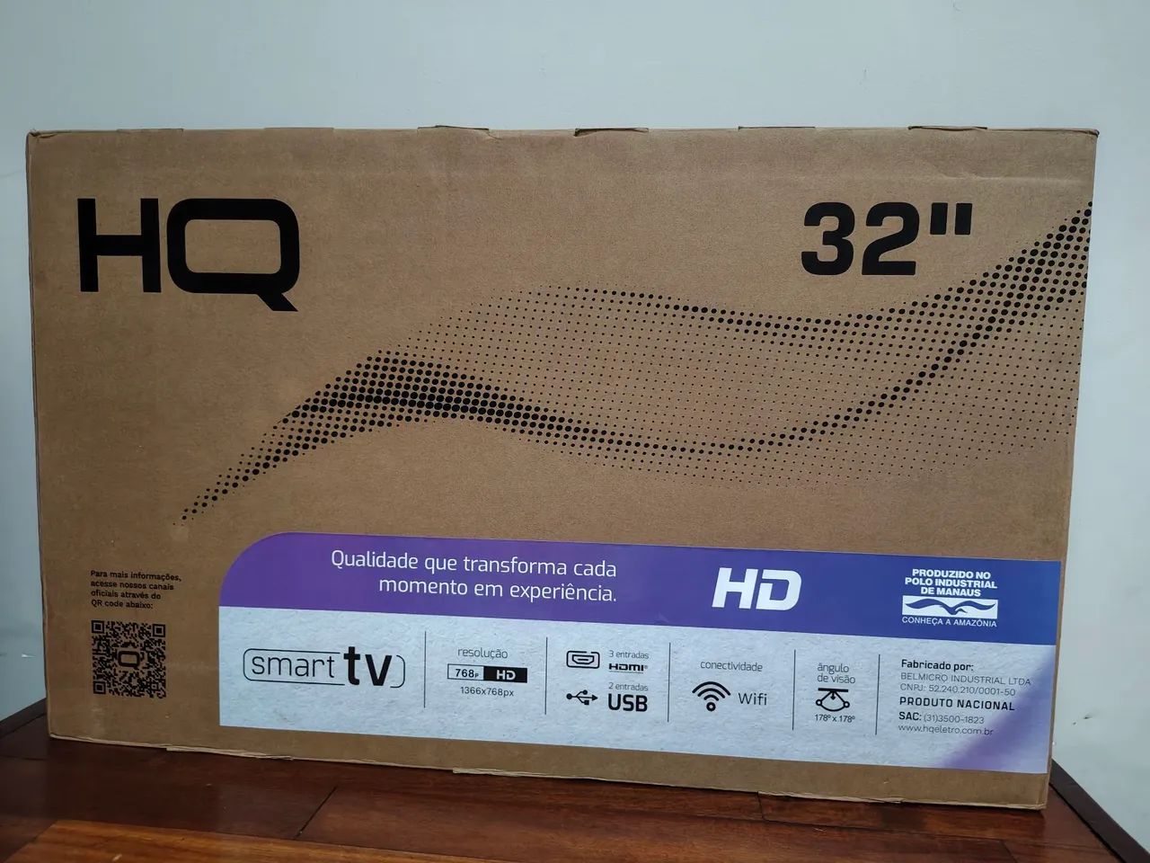 Vendo smart TV HQ lacrada 
