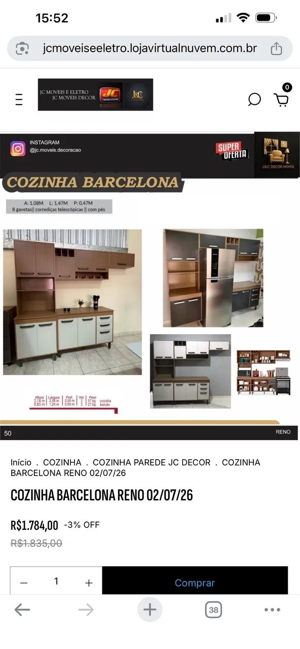 COZINHA BARCELONA COMPLETA - Foto 4