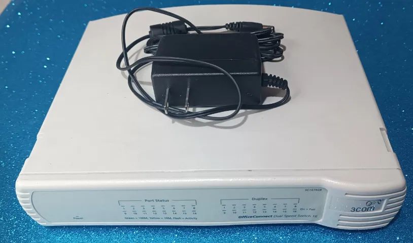 Switch 3COM 16 portas 10/100 (usado) - Foto 2