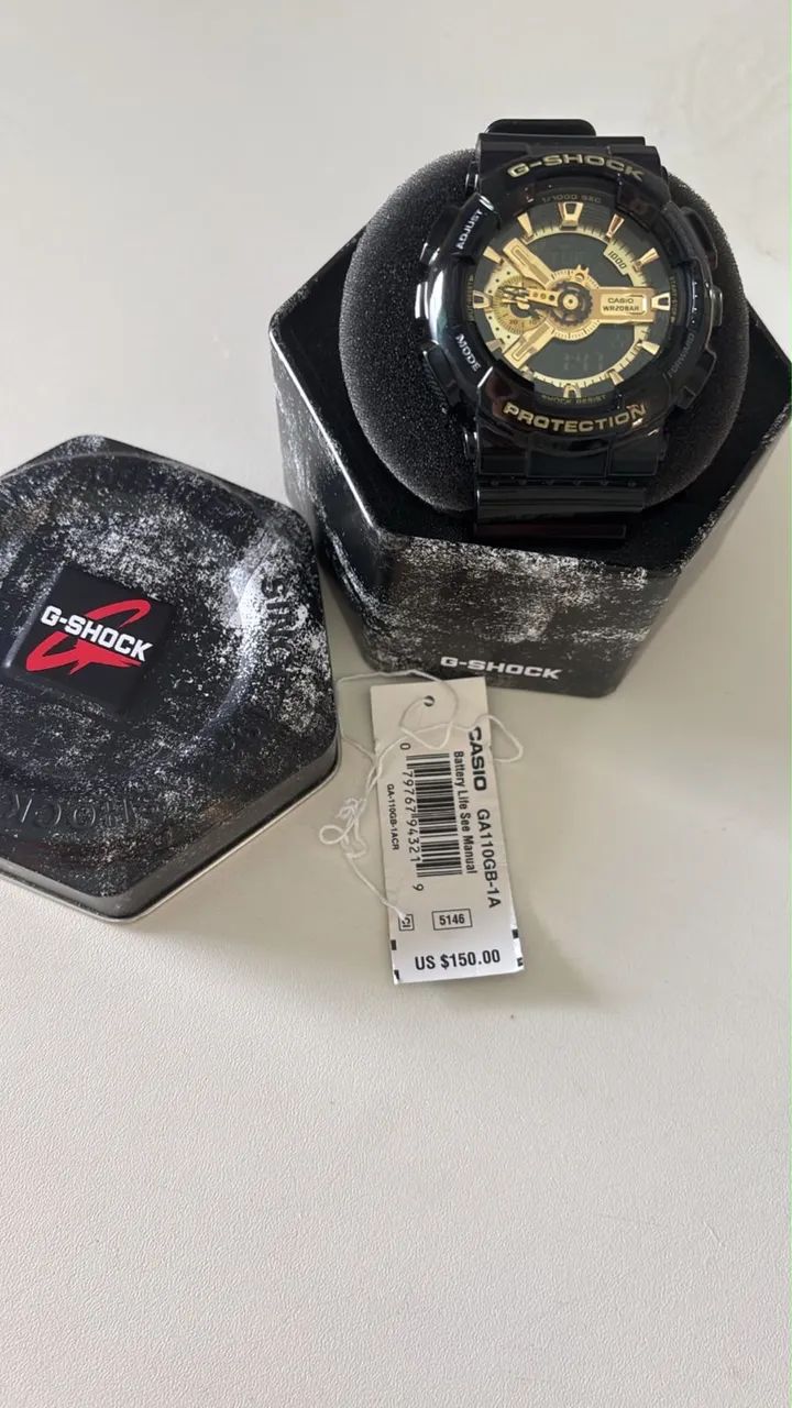 RELÓGIO GSHOCK NUNCA USADO 