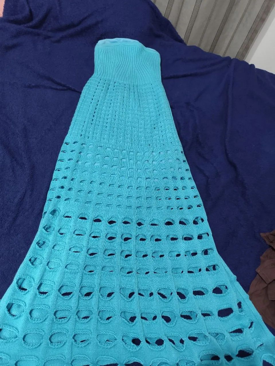 Vestido de tricô 