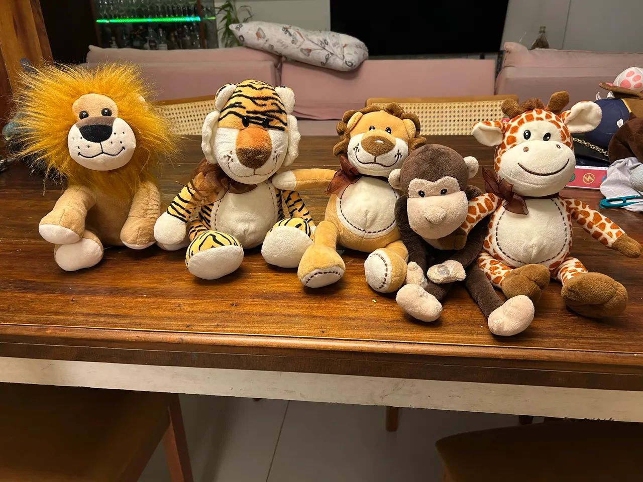 Coleção pelúcias Safari
