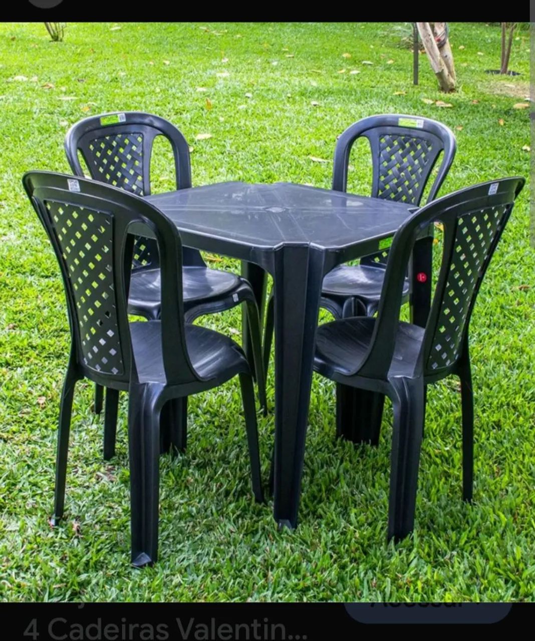 Cadeiras sem braço, excelente qualidade.?